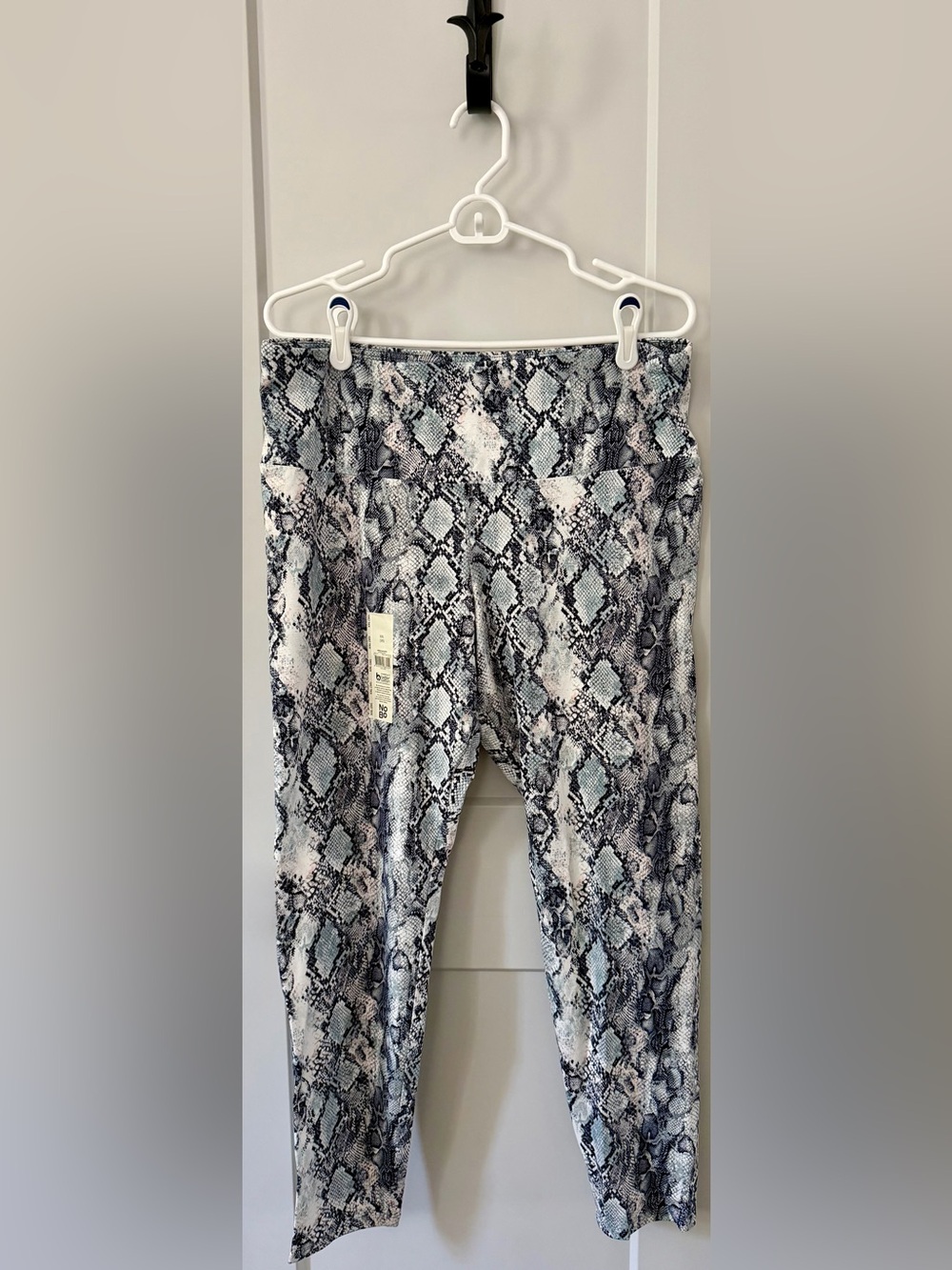 NWT NOBO Blue Python Print Leggings XXL